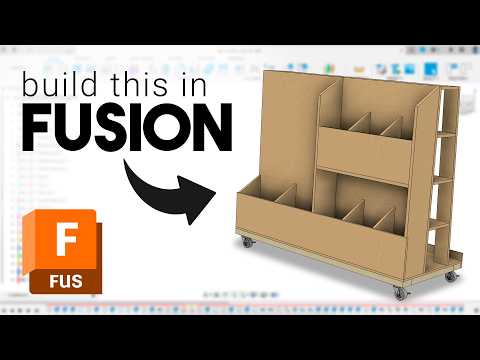 Modeling a Lumber Storage Cart - Fusion 360 for Woodworkers