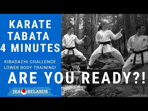 Karate Tabata - Kibadachi Challenge - 4 min