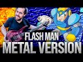 Mega Man II (Flash Man) goes harder 🎵 METAL VERSION