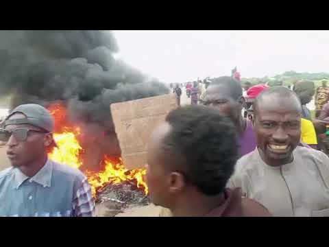 Protests erupt in Zamfara as residents block highway over insecurity concerns 