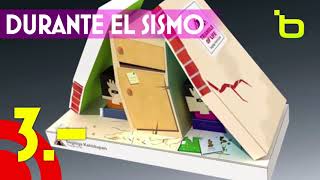 QUE DEBO HACER EN CASO DE SISMO ANTES, DURANTE Y DESPUÉS