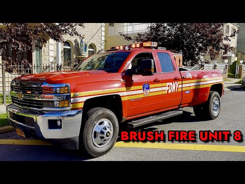 🌟 FLEET FRIDAY 🌟 FDNY BRUSH FIRE UNIT 8 - DUALLY PICK UP TRUCK