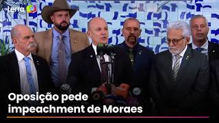 Oposição apresenta novo pedido de impeachment contra Moraes