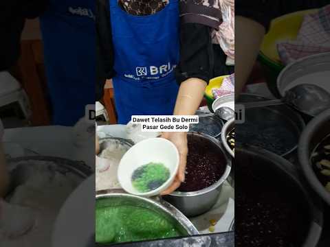 Dawet Telasih Bu Dermi Pasar Gede Solo #kulinersolo #pasargede #pasargedesolo