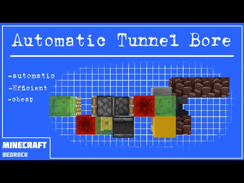 Automatic Tunnel Bore Tutorial (Bedrock)