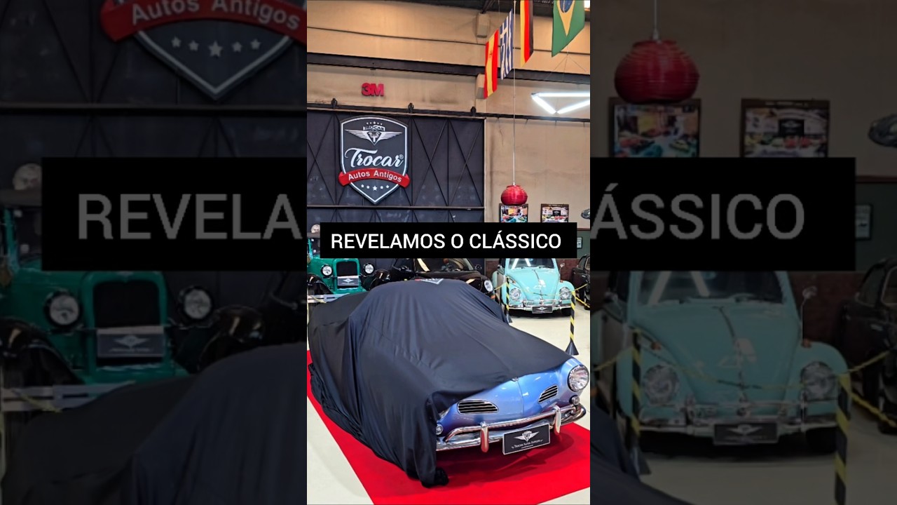 Karmann Ghia 1964, restaurado e transformado em conversível, na cor exclusiva Blau Metallic! ✨️🛠🇧🇷