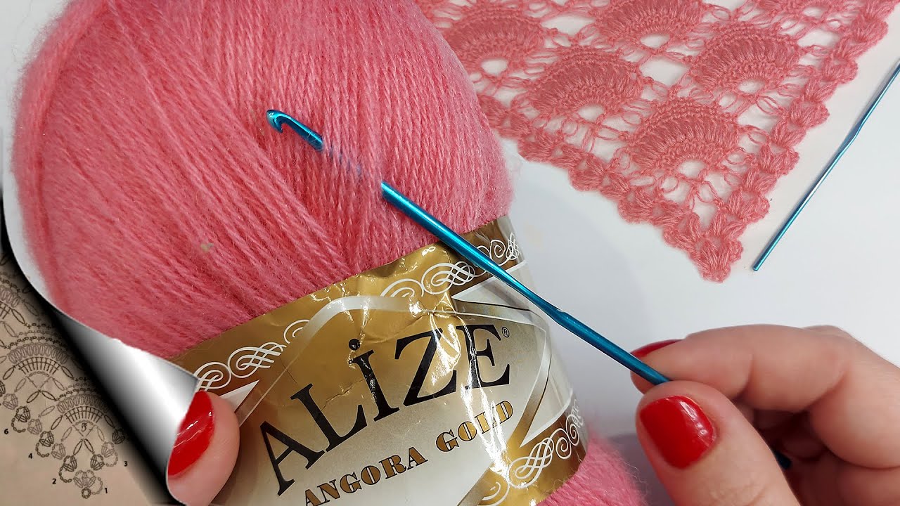 🎁ДЛЯ СЕБЯ И НА ПОДАРОК - 👍🧶супер классная шаль крючком! (вязание крючком для начинающих) / Crochet