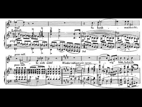Ewig war ich (with score and trills); Siegfried; Helene Wildbrunn