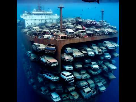 Sunken Treasure: Ship Filled with Cars Found Underwater – An Eerie Discovery!