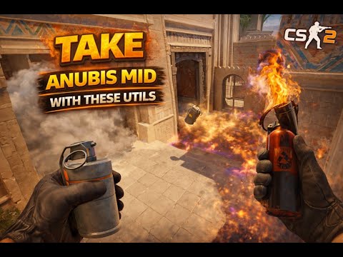 CS2 Anubis Mid Control Made Easy | Smoke, Molly & Flash Guide