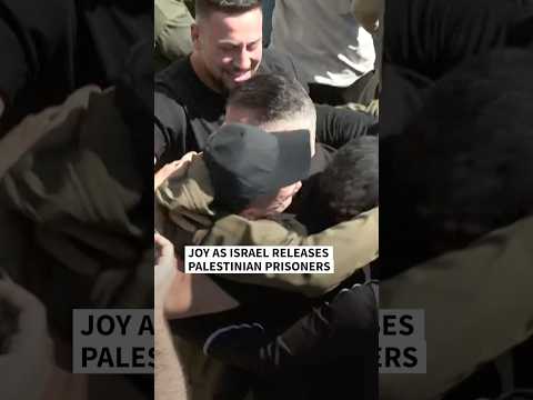 Joy as Israel releases Palestinian prisoners