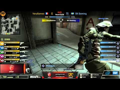 VeryGames vs. SK Gaming | MSI Beat It! 2013 Finale | de_dust 2 Map 2
