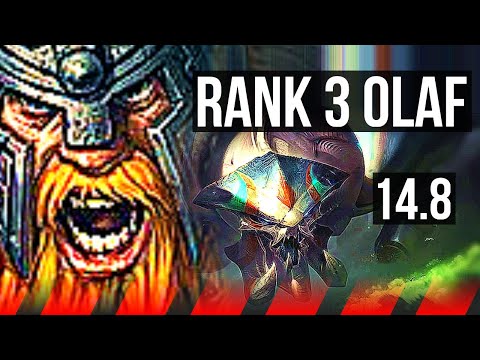 OLAF vs SKARNER (TOP) | Rank 3 Olaf, 9/3/10 | EUW Challenger | 14.8