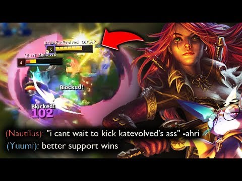 KATEVOLVED | our katarina + yuumi strat DESTROYED this high elo game (new funnel?)