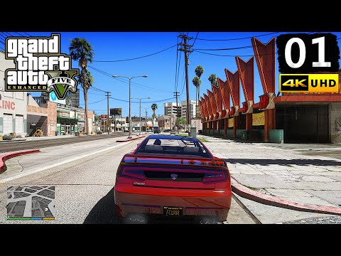 Grand Theft Auto V Enhanced Edition Gameplay Walkthrough Part 1 - PC 4K 60FPS No Commentary