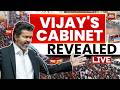 Tamil Nadu New Cabinet LIVE CM Vijay Keeps Home Ministry Major Shifts In TN Cabinet Portfolios