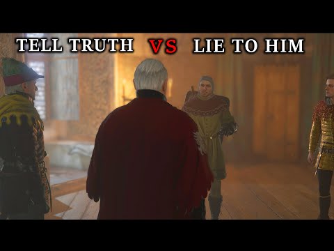 Tell the Truth vs Lie to Von Bergow about Semine (ALL CHOICES) - Kingdom Come: Deliverance 2