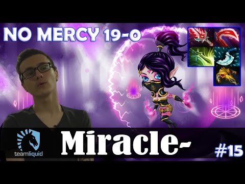 Miracle - Templar Assassin MID | NO MERCY 19-0 vs SingSing | Dota 2 Pro Top MMR Gameplay #15