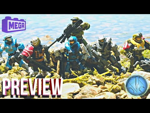 Noble Team Figure Cinematic Showcase!  -  UNSC Falcon Sweep PREVIEW