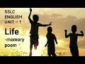 TN 10th English Poem Life Memory Poem By Henry Van Dyke