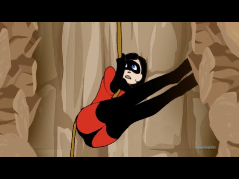 Violet climbs from danger!