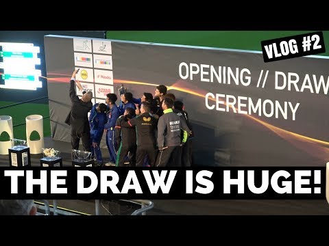 WTTC 2017 VLOG #2 - Opening Ceremony & Draw!