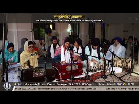 022 Bibi Harcharan Kaur Jee Hamilton @ Indianapolis Oct. 2022 Raensabaayee Keertan Smaagam