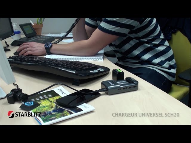 Vidéo STARBLITZ CHARGEUR UNIVERSEL SCH-20