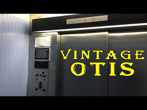 Vintage Otis Traction Elevator - The Central Building - Bristol, TN