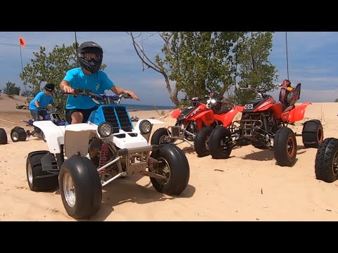 Titanium 250R | Banshee Mitten Riders | Riding a YFZ450R