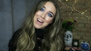 Blue glitter Smokey eye | Party makeup