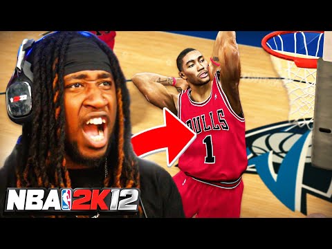 NBA 2K12 DRose MyCAREER #1 - SCORING 40+ IN THE 1st GAME OF THE SEASON