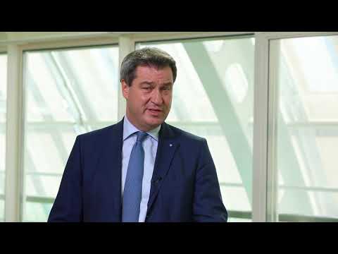 Videogrußbotschaft von Ministerpräsident Söder