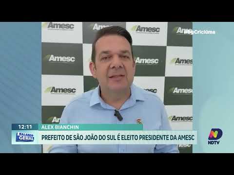 Prefeito de São João do Sul é eleito novo presidente da Amesc