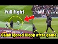 Mo Salah ignored Jurgen Klopp after match
