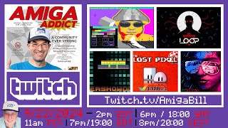 9/22/2024 Checking out OG Commodore Amiga Paint Program GraphiCraft, New Amiga Game The Lost Pixel