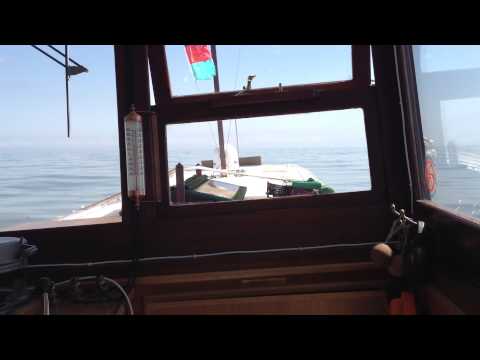 Dutch barge 'Somewhere', English Channel crossing 2 June 2013