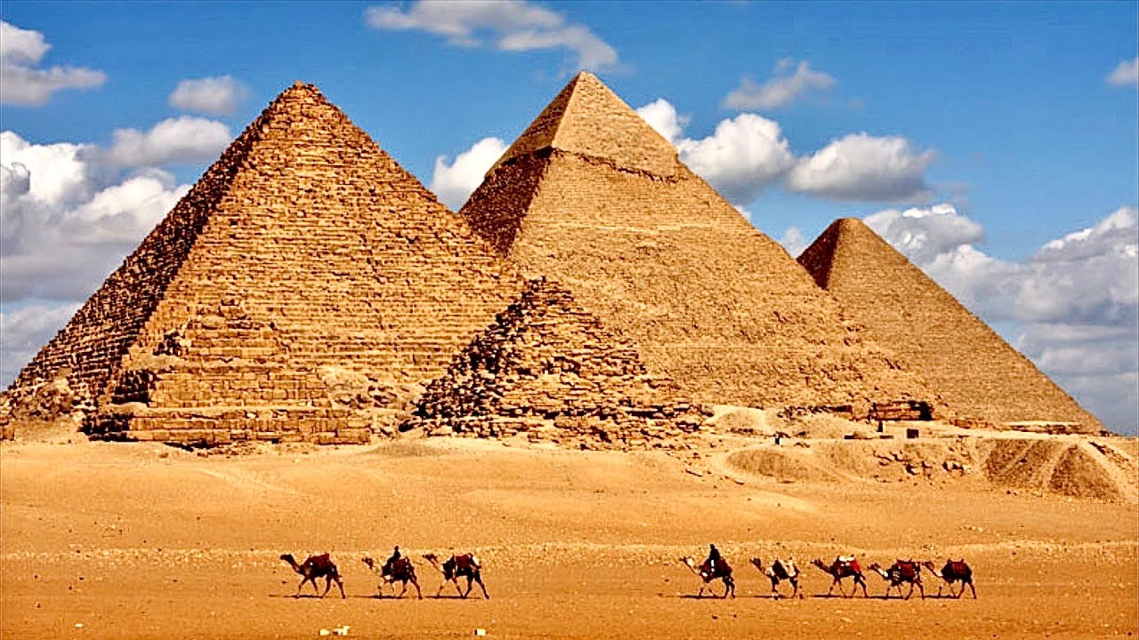 How did the pyramids affect Egyptian society?