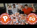 Attempting to eat 50 Popeyes Chicken Sandwhiches with Steve Will Do It!