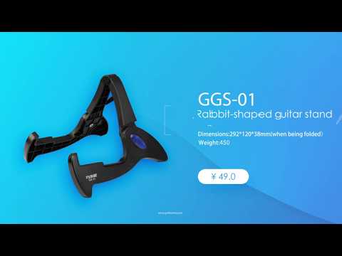 Демонстрация стойки для гитары Guitto GGS-01