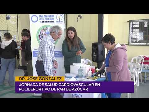 DR. JOSÉ GONZÁLEZ, JORNADA DE SALUD CARDIOVASCULAR EN POLIDEPORTIVO DE PAN DE AZÚCAR