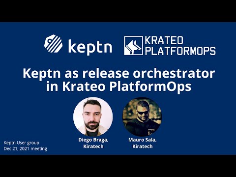 Keptn as release orchestrator in Krateo PlatformOps - Keptn User Group