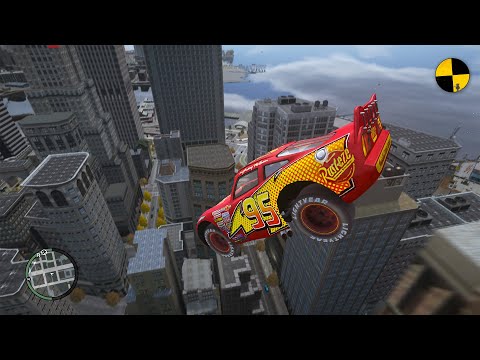 GTA 4 Crazy Lightning McQueen Ep.8