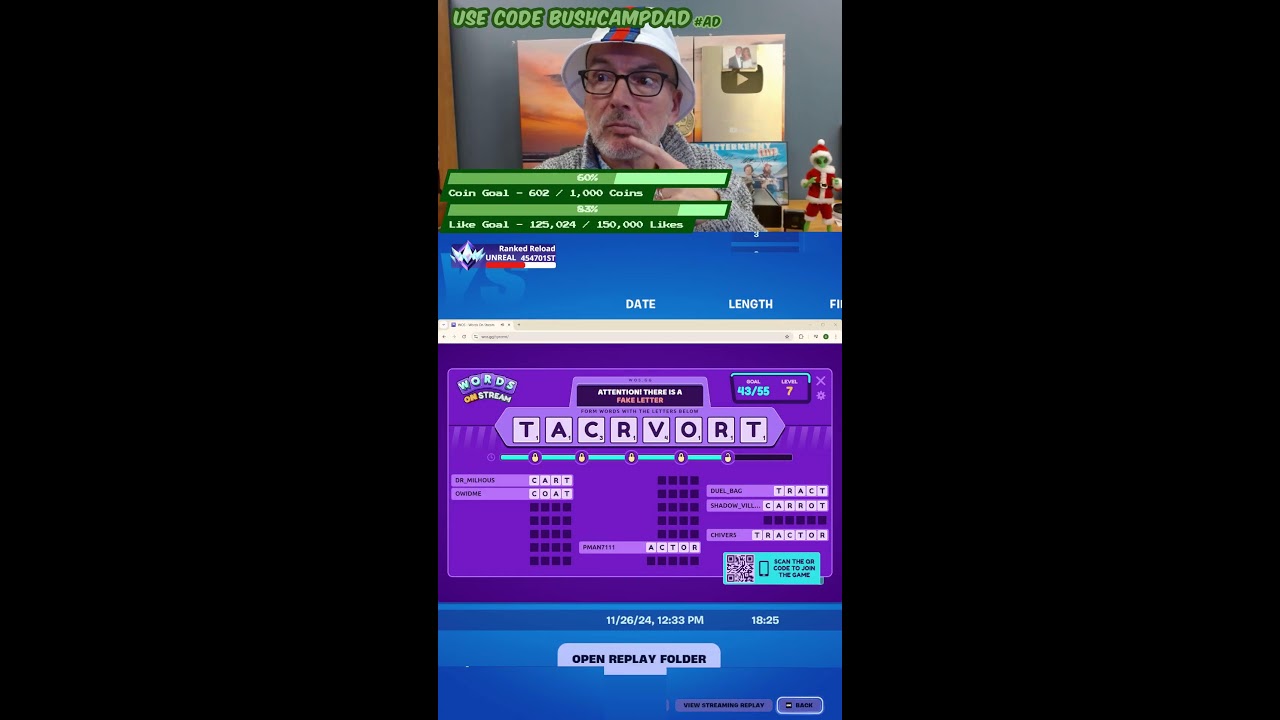 BushCampDad Live Stream