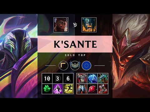 K'Sante Top vs Olaf - EUW Challenger Patch 25.06