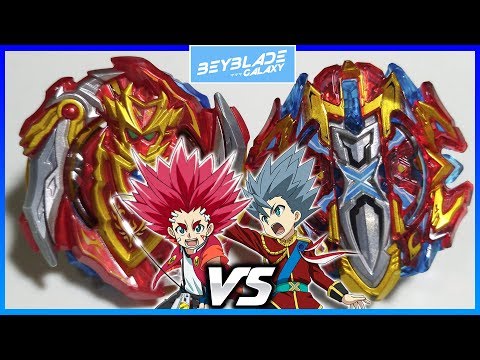 CHO-Z ACHILLES .00.Dm vs BUSTER XCALIBUR .1'D.Sw - Beyblade Burst