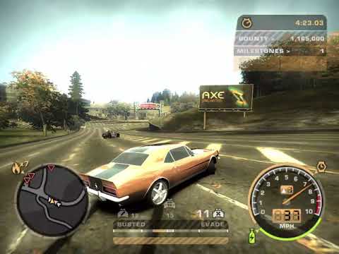 NFS Most Wanted (2005)- Heat Level 7- Black Edition Challenge