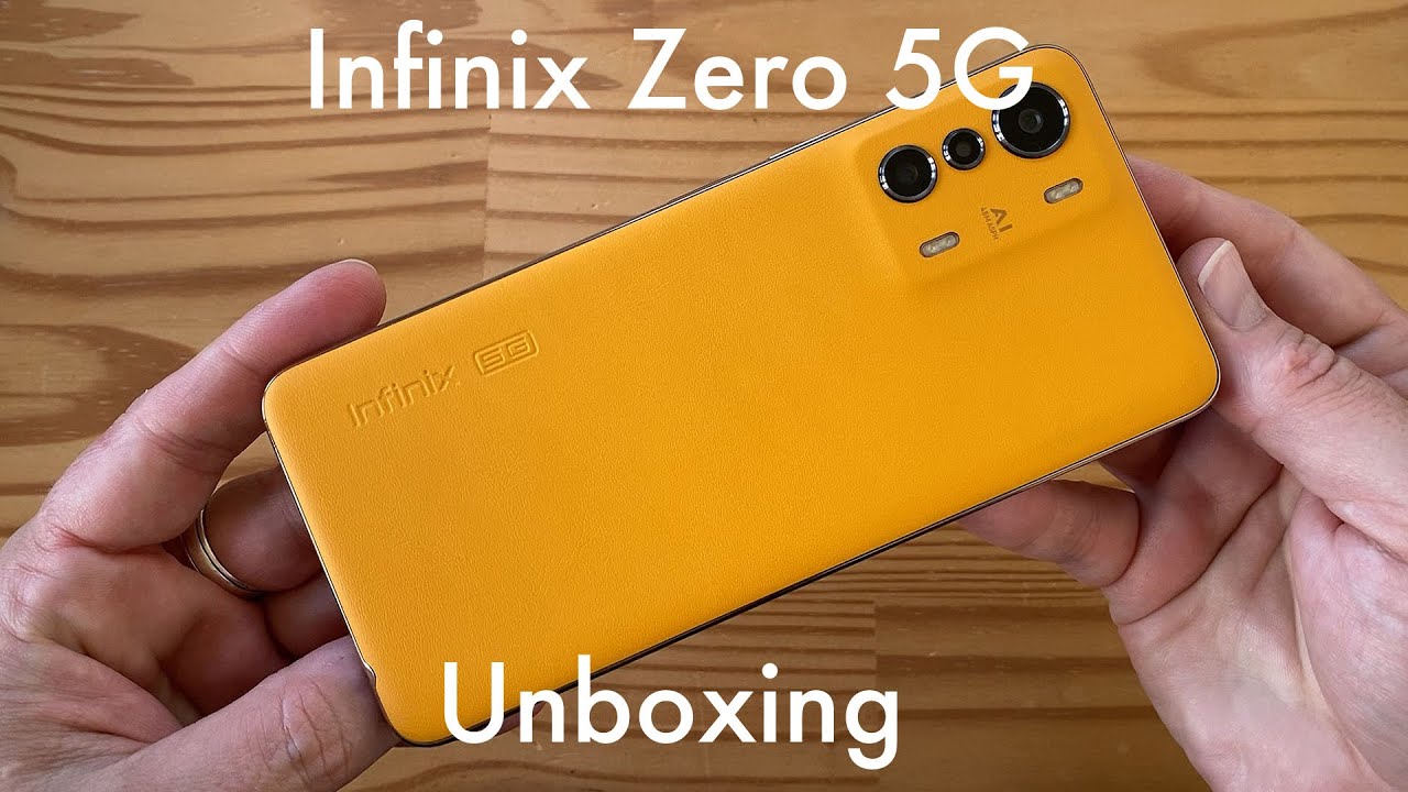 Infinix Zero 5G unboxing ($269): this design sure looks familiar :)