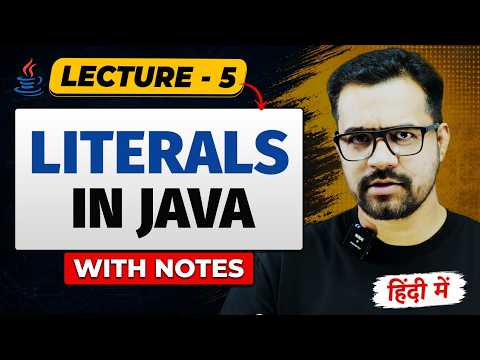 Literals In Java Java Full Course 5
