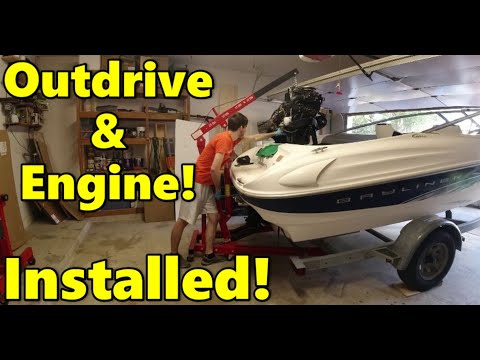 How To Install MerCruiser Engine and Outdrive
